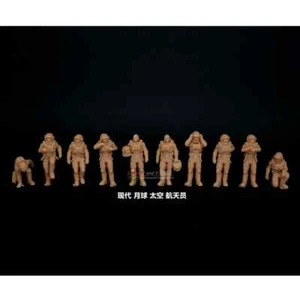 1/64 1/72 1/87 Modern Moon Space Astronauts 10pcs Miniature Model Soldier - Picture 1 of 1