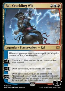 *MtG: RAL, CRACKLING WIT - Bloomburrow Mythic - magicman-europe* - Foto 1 di 1