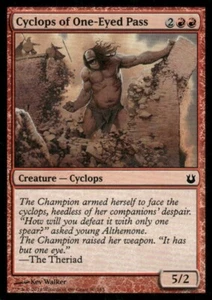 Cyclops of One-Eyes Pass Born of the Gods MTG Magic the Gathering card - Picture 1 of 2
