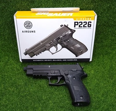 Sig Sauer P226 MK-25 CO2 Pellet Air Pistol 380fps .177 #AIR-226F-177-12G-16-BLK - Image 1 of 4