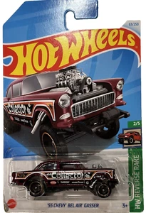 2024 🔥Hot Wheels 🛞 55 Chevy Bel air Gasser 2/5 Reverse Rake Recolor #63/250 - Picture 1 of 3