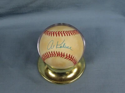 Al Kaline Autographed American League Baseball JSA Authentic Toned with holder - Image 1 of 4