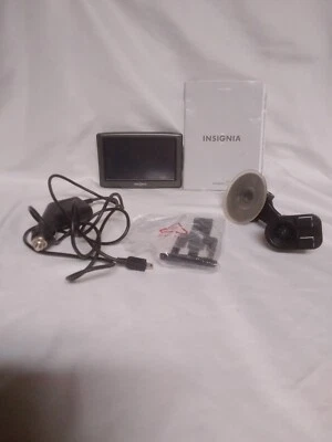 Insignia NS-NAV01 4.3" Touchscreen  GPS Navigation  Bundle W Car Charger/Holder - Image 1 of 4