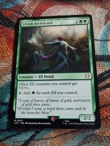 Elvischer Erzdruide - Herr der Ringe Commander - NM - MTG - Magic: The Gathering - Bild 1 von 1