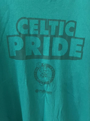 Boston Celtics Pride XL Green T-Shirt From Game 2 Of Playoff Game Brooklyn Nets Cover