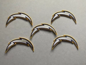 5 NFL Los Angeles Chargers Cap/Hat BOLT Patches.New.Same day Ship. NFL FOOTBALL - Picture 1 of 6