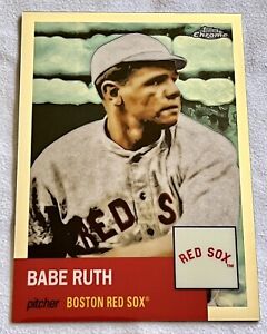 BABE RUTH SP Boston Red Sox 2022 Topps Chrome Platinum Anniversary SHORT PRINT 