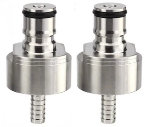 Bola Lock KEG Corny Cap Conexión Rápida Botella PET Carbonación Mango Suave 2 piezas - Imagen 1 de 3