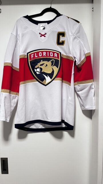 adidas Florida Panthers Primegreen Authentic Home Men's Jersey (46/Small)  Red