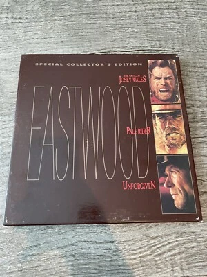 Eastwood Trio: Unforgiven/Josey Wales/Pale Rider Laserdiscs SCE [12904] - Image 1 of 4