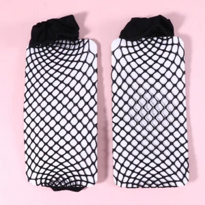 2 Pairs Lace Fishnet Socks Fishnet Ankle Socks Women Fishnet Stocking - Picture 1 of 12