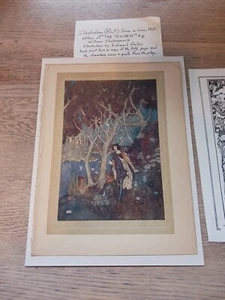 Edmund Dulac ,1910 , The Tempest , Shakespeare Archival Quality Art Print - Picture 1 of 5