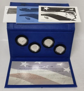 50TH ANNIVERSARY KENNEDY HALF DOLLAR SILVER COIN COLLECTION - Picture 1 of 10