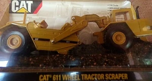 Norscot Caterpillar 611 Wheel Tractor Scraper 1/64 Die-Cast Scale New In Box - Picture 1 of 3