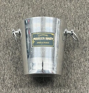 Perrier Jouet Epernay Champagne Wine Gold Ice Bucket Metal Made In France - Picture 1 of 10