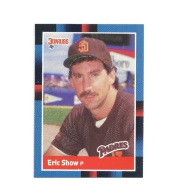 MLB 1988 Donruss ERIC SHOW #387 San Diego Padres - Image 1 of 2