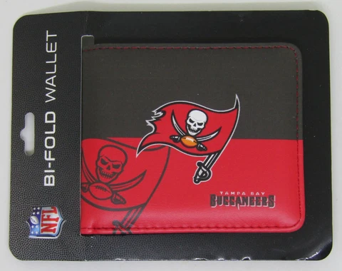 Tampa Bay Buccaneers NFL Football Little Earth Bi-Fold Wallet NEW Cover