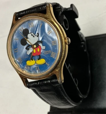 Reloj Lorus Mickey Mouse vintage de colección, modelo V500-7a30, muestra desgaste/edad Foto 1 de 4