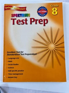 Test Prep, Grade 8 (Spectrum) - Paperback By Foreman, Dale ~ Excellent Condition - Picture 1 of 5