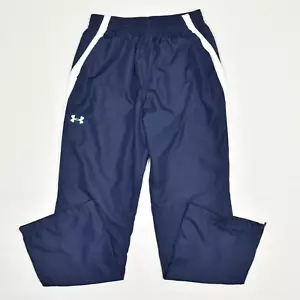 Under Armour Men Polyester Blue Size L Windbreaker Pants Pockets Mesh Lined - Picture 1 of 8