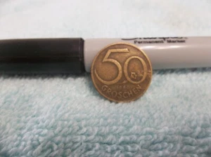 1960 Austria 50 Groschen KM 2885 ...... - Picture 1 of 2