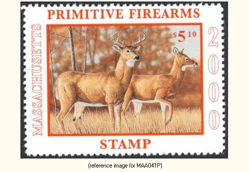 D2K Massachusetts Prim. Arms Stamp 2000 $5.10 - Image 1 of 1