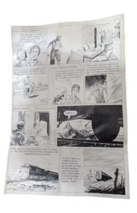 HAUPT ORIGINAL ART PAGE CRIME COMIC SPANISH Argentina 1960's - Picture 1 of 2
