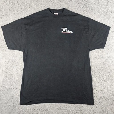 Vintage Ballzee Shirt Mens 2X Black Motocross Racing Single Stitch USA Made - Image 1 of 4