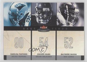 2003 Fleer Mystique Rare Finds /350 Julius Peppers Brian Urlacher Ray Lewis HOF