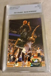 1992 Stadium Club #201 Shaquille O'Neal Rookie Card Graded TCC  10 GEM MINT  - Picture 1 of 2