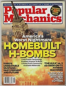 Popular Mechanics • August 2004 • Homebuilt H-Bombs - Bild 1 von 1