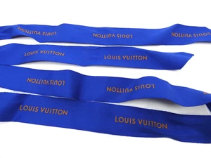Louis Vuitton blau dekoratives Logo Geschenkband 60" Länge - Bild 1 von 4