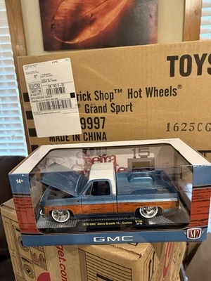 2025 M2 Machines 1:24 Scale 1976 GMC Sierra Grande 15 Custom R136 2/Tones 🆕 - Image 1 of 2