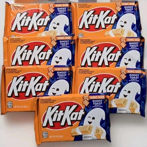 ​👻 Menge 7 seltene KING SIZE Kit Kat Ghost Toast Limited Edition Schokoriegel... - Bild 1 von 4