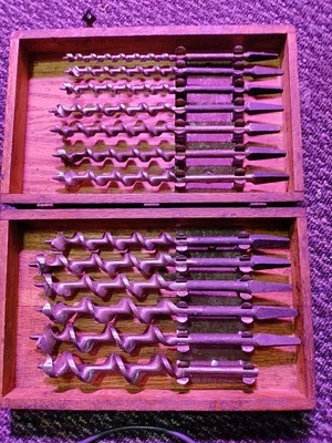 Juego de 13 brocas para barrena de madera Irwin Nº DM + Caja Carpintero Carpintería 1 Roto B Foto 1 de 4