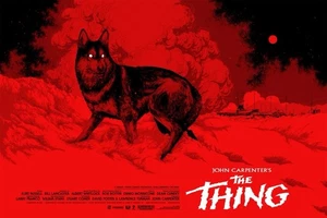 THE THING VARIANTE ROJA SERIGRAFÍA EDICIÓN ARTISTA POR KEN TAYLOR #2/8 *AGOTADO* - Imagen 1 de 3