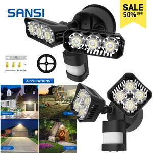 SANSI LED Outdoor Motion Sensor Security Light 2700LM/3400LM Night Lamp IP65  - Picture 1 of 16