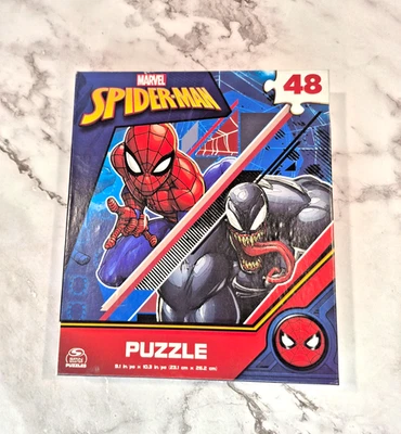 Rompecabezas Marvel Spider-Man vs Venom 48 piezas NUEVO Spin Master Kids Foto 1 de 3