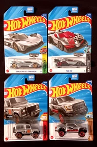 HTF Hot Wheel Zamac 2025 Lot of 4 cadillac , punk rod , land rover , ford raptor - Picture 1 of 1
