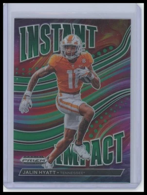2023 Panini Prizm Draft Picks #II-12 Jalin Hyatt Instant Impact Green - Image 1 of 2