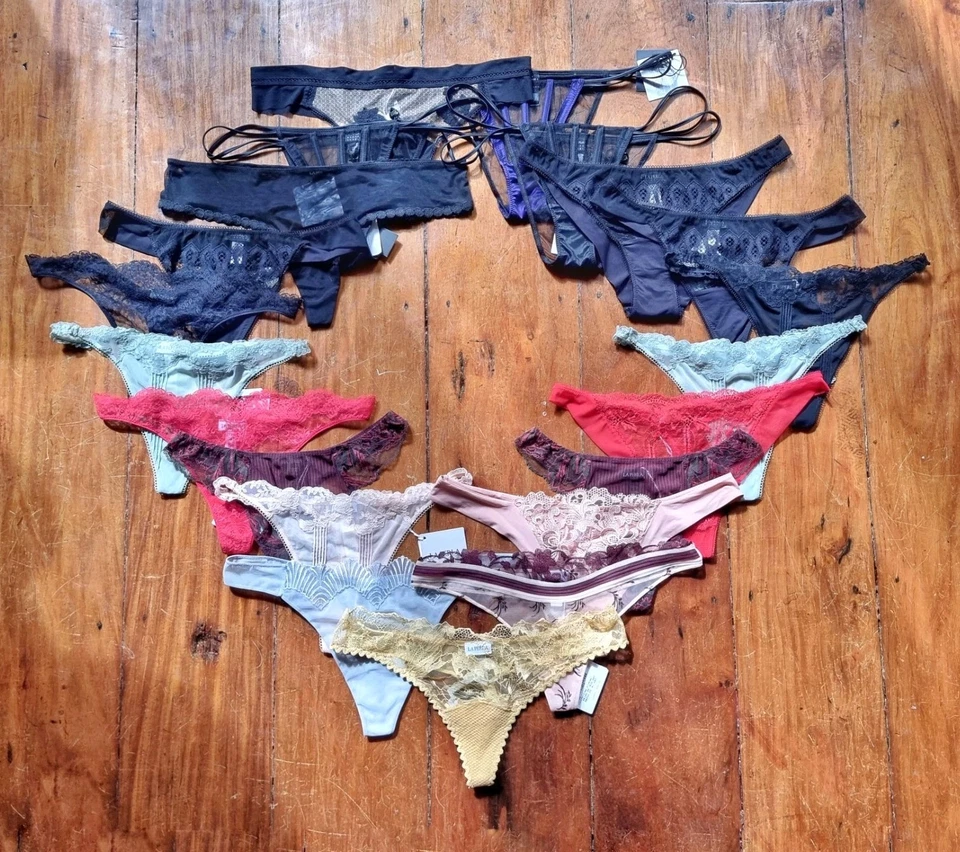 LA PERLA Panty Collection 21 piezas Raro Paquete Talla 4 Nuevo con Etiquetas  Foto 1 de 4