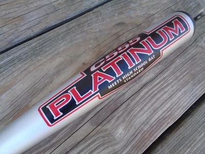 LOUISVILLE SLUGGER C555 PLATINUM BASEBALL BAT - BB28 - 32"/29oz. - 2 5/8" - BESR - Image 1 of 4