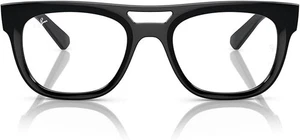 Ray-Ban Eyeglasses Frames RB7226 PHIL 8260 Shiny Black Square Full Rim 54-21-145 - Picture 1 of 10