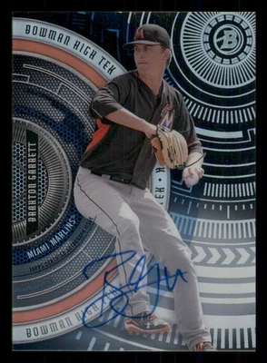 2017 Bowman High Tek AUTO #BHTBG Braxton Garrett - Image 1 of 2