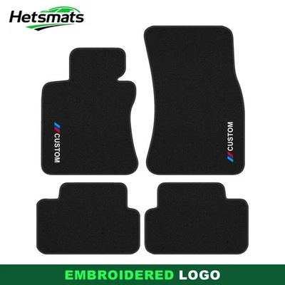 For BMW M6 E63 2005-2010 Custom Black Velour Carpet Car Floor Mats Liners - Imagem 1 de 4
