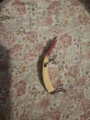  Horrocks Ibbotson Rangley Minnow FISHING LURE Red Head Matalic Flake  - Image 1 of 3