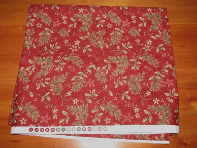 1 YARD NORTH WOODS BOTANICAL BY HOLLY TAYLOR FOR MODA FABRICS #6376 HOLLY FLORAL - Image 1 of 4