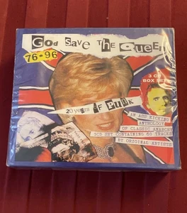 GOD SAVE THE QUEEN 1976-1996 20 YEARS 0F PUNK - 3-CD Box Set New And Sealed - Picture 1 of 8