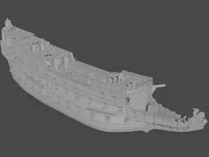 1/1200th English First Rate "Sovereign of the Seas" (Turner Miniatures) - Bild 1 von 2