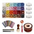 600PCS Sealing Wax Beads, with Tea Candles, Melting Spoon ,Stamp, Wax6644